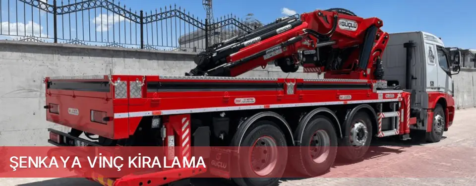 Şenkaya İlçemi Vinç Kiralama
